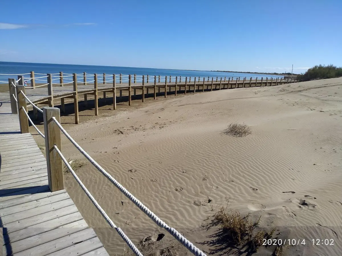 Primera línea de playa Deltebre Сasa de vacaciones